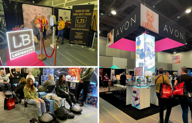 tradeshow booth setups
