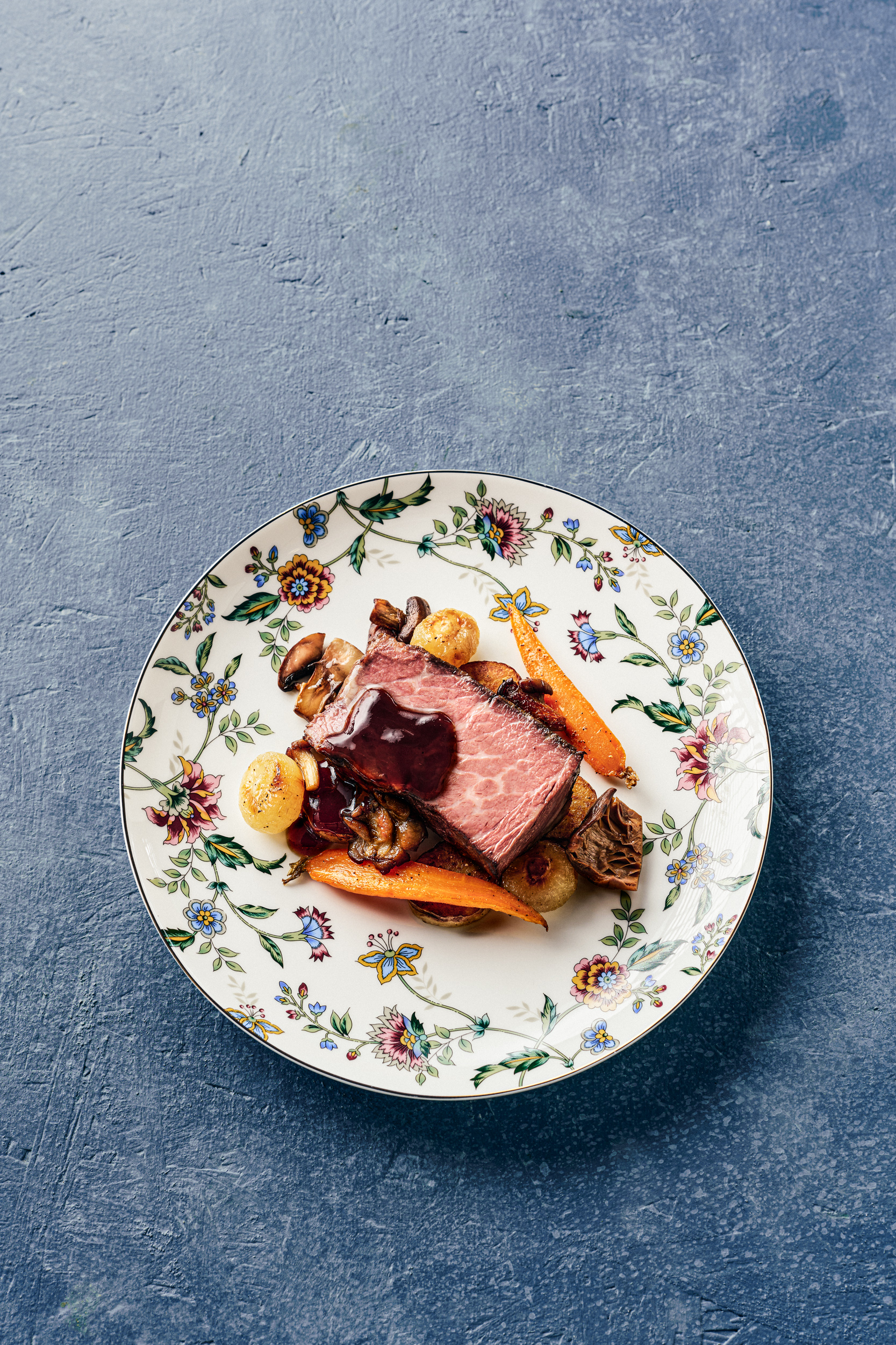 The Short Rib dish served on a plate.