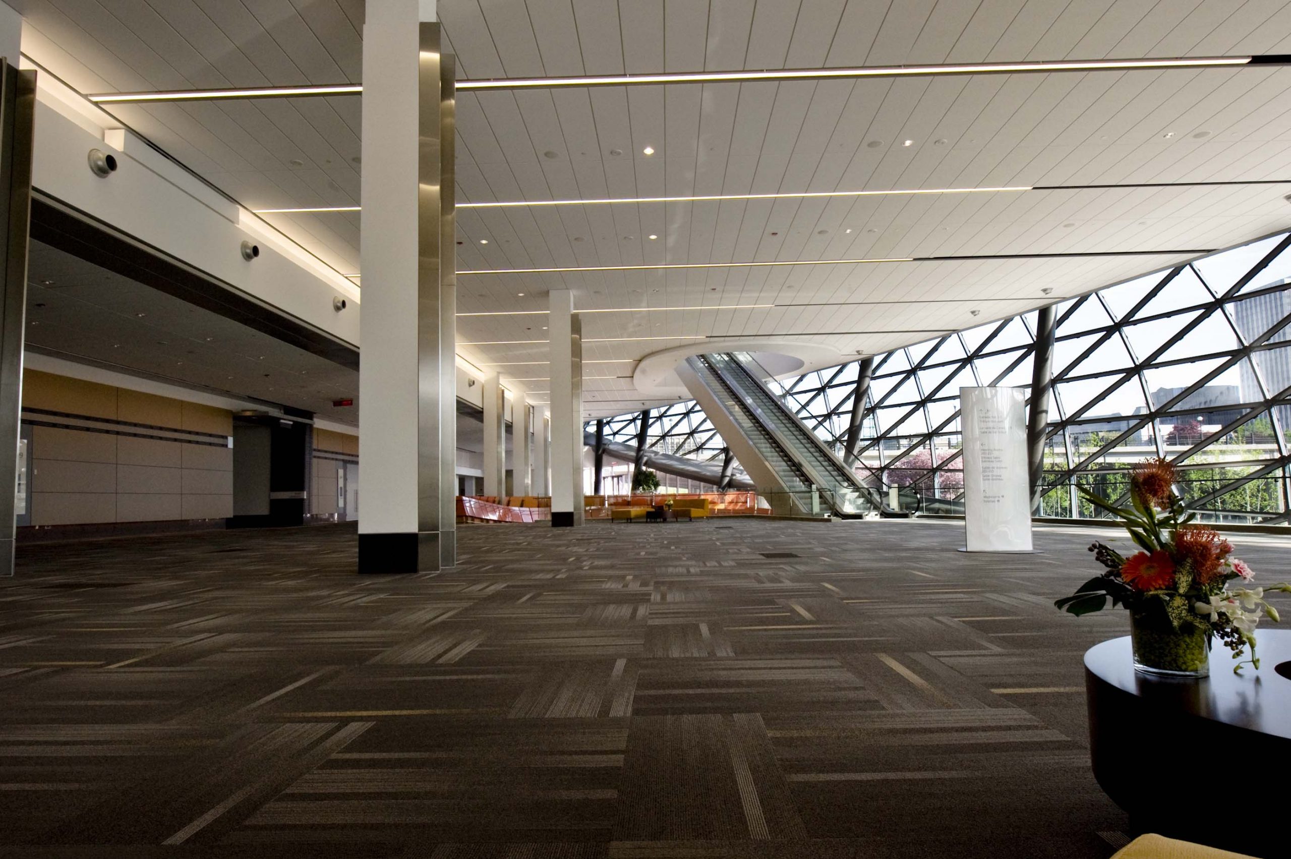 The Shaw Centre's Rideau Canal Atrium on Level 2.