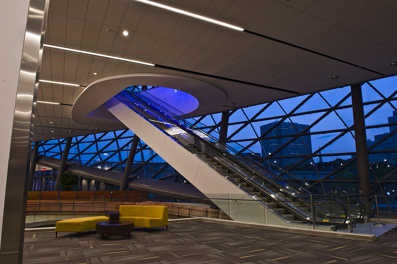 The Shaw Centre's Rideau Canal Atrium on Level 2.