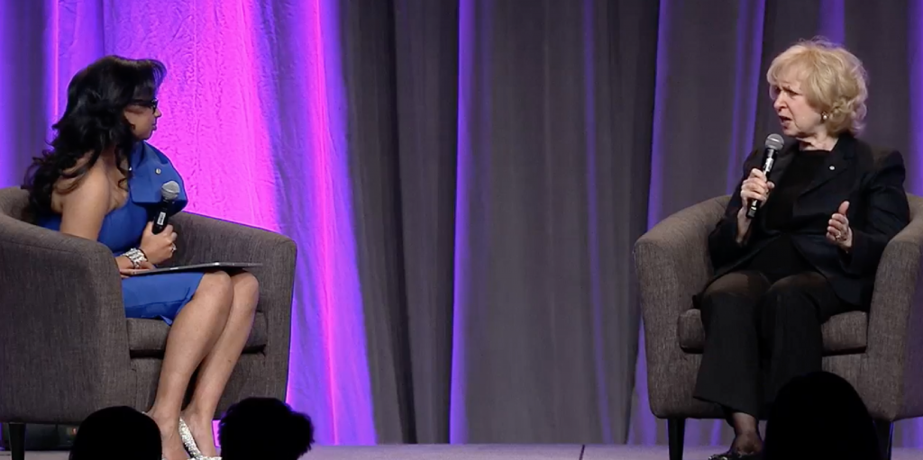 Women Talking on Stage