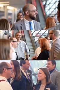 People interacting at the Shaw Centre