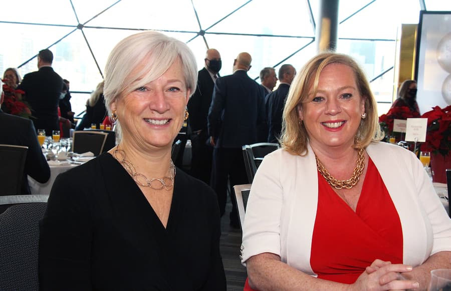 Minister McLeod and Nina Kressler