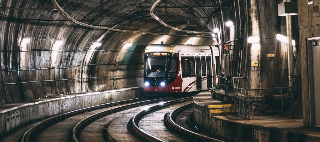 LRT (Light Rail Transit) in motion