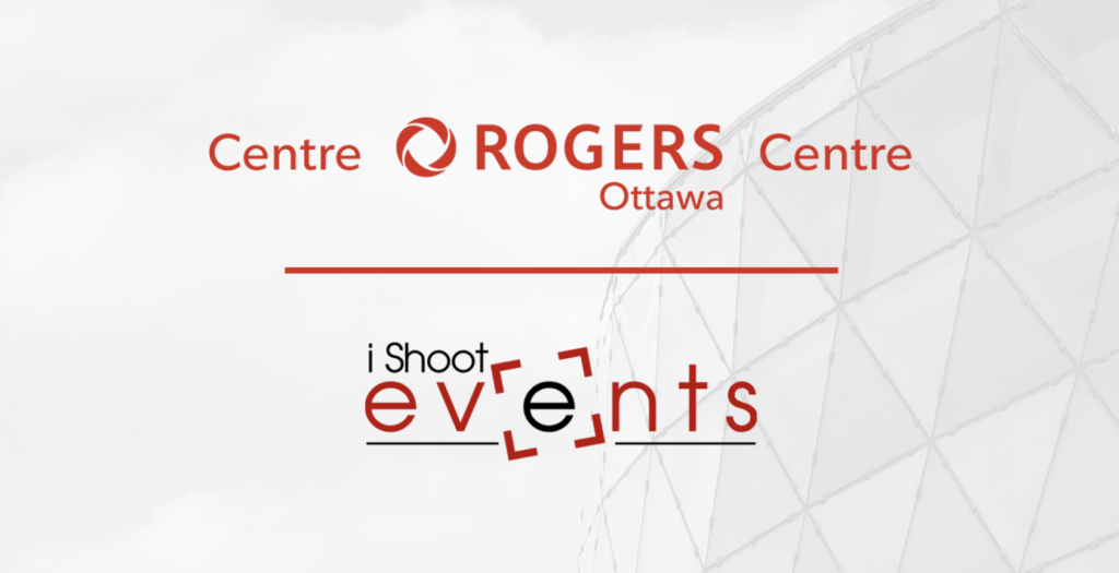 Ishootevents and rogers centre logos